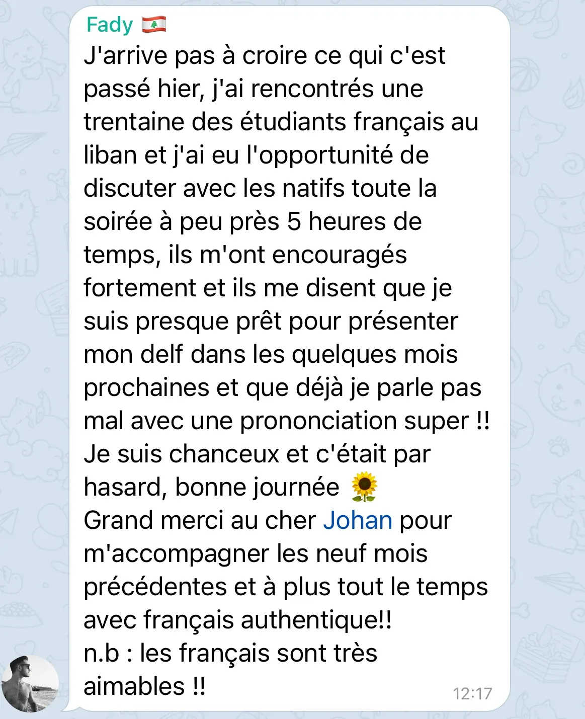 Témoignage d'un membre de l'Académie Français Authentique